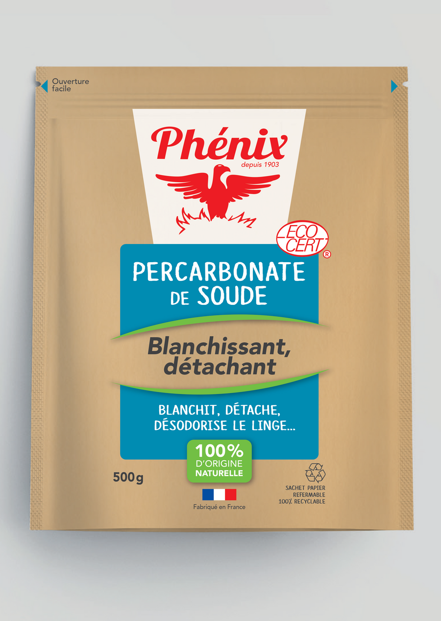 PERCARBONATE DE SOUDE en sachet recyclable de 500 gr